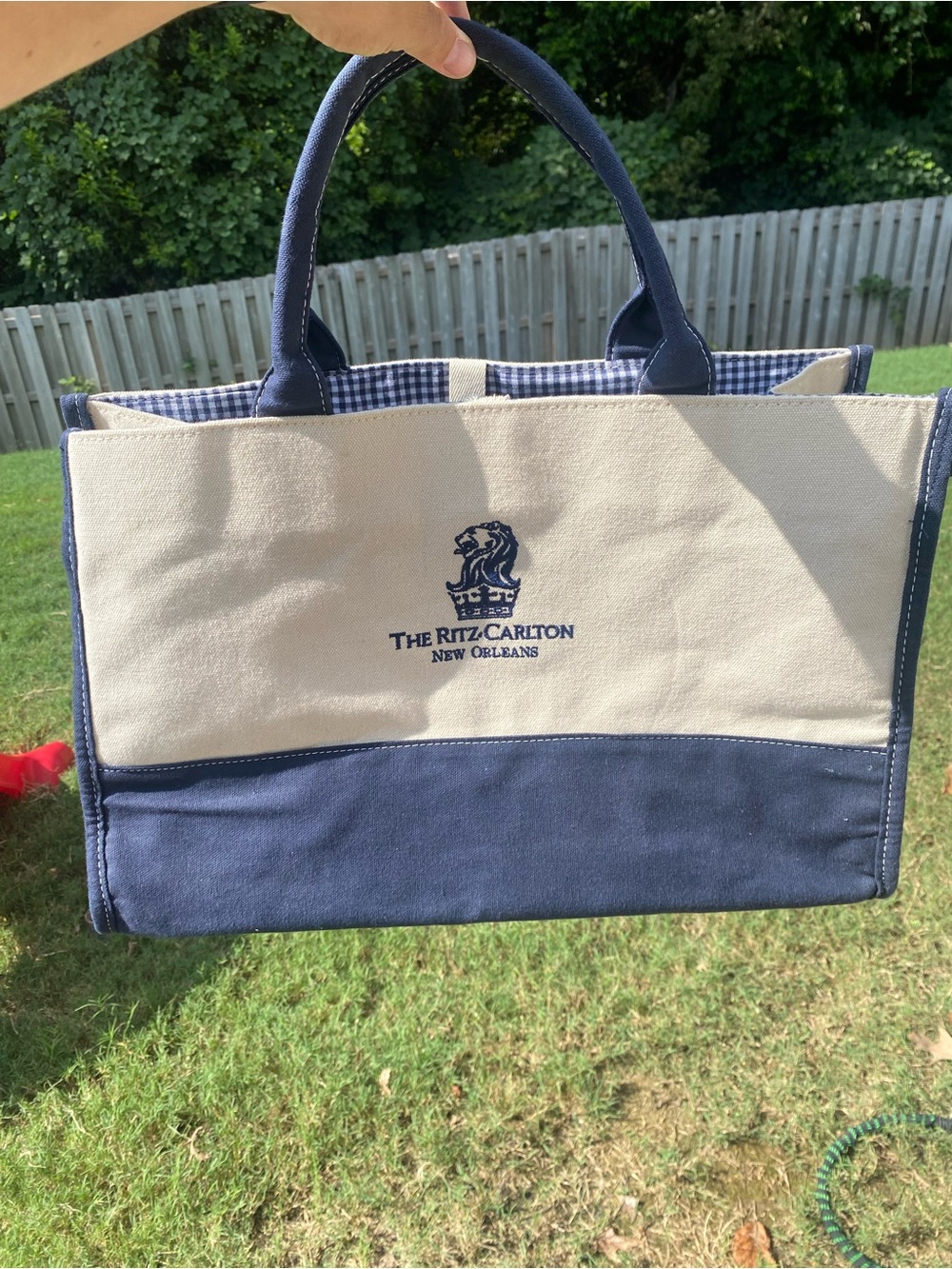 Ritz-Carlton New Orleans canvas tote